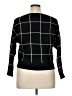 T Tahari Checkered-gingham Black Pullover Sweater Size XL - photo 2