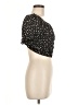 Elodie Black Short Sleeve Blouse Size M - photo 4