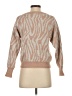 Rebecca Taylor Animal Print Tan Pullover Sweater Size S - photo 2