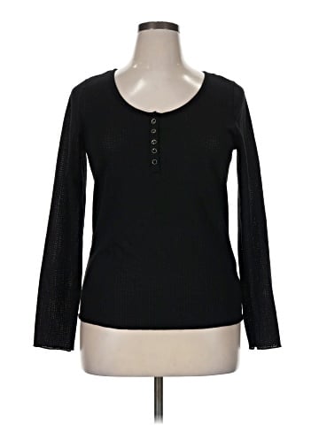 Jessica Simpson Long Sleeve Henley (view 1)