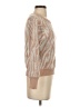 Rebecca Taylor Animal Print Tan Pullover Sweater Size S - photo 4