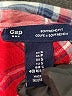 Gap Outlet Plaid Red Long Sleeve Button-Down Shirt Size S - photo 7