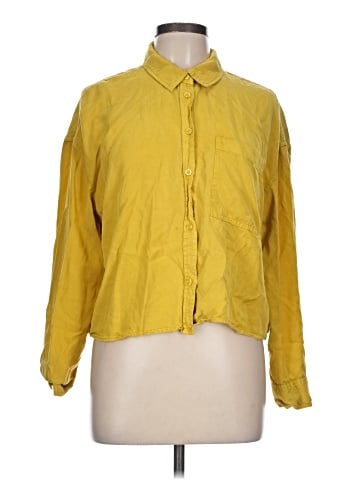 CALVIN KLEIN JEANS Long Sleeve Button-Down Shirt (view 1)