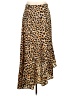 Assorted Brands Animal Print Gold Casual Skirt Size S - photo 1