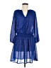 Love, Fire 100% Polyester Stars Blue Casual Dress Size L - photo 1