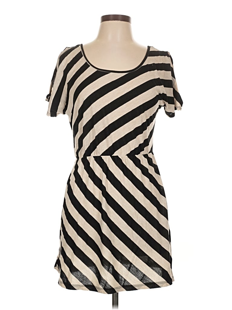 Pre-owned Pink Rose Casual Dress In Tan
