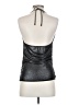 Express 100% Polyester Silver Halter Top Size XS - photo 2