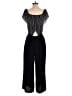 Skies Are Blue 100% Polyester Stripes Black Jumpsuit Size S - photo 2