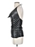 Express 100% Polyester Silver Halter Top Size XS - photo 5