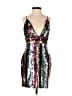 by the way. 100% Polyester Metallic Silver Cocktail Dress Size XS - photo 1