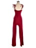 Crystal Sky Solid Red Jumpsuit Size XS - photo 2