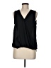 Halogen 100% Polyester Black Sleeveless Blouse Size M - photo 1