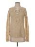 Xhilaration 100% Acrylic Metallic Tan Pullover Sweater Size S - photo 1
