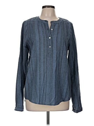 Bleu Long Sleeve Blouse (view 1)