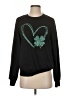 Shein 100% Polyester Hearts Black Sweatshirt Size 4 - photo 1