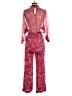 Poupette St. Barth Paisley Red Jumpsuit Size XS - photo 2