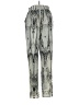 Ark & Co. 100% Polyester Print Silver Casual Pants Size S - photo 2