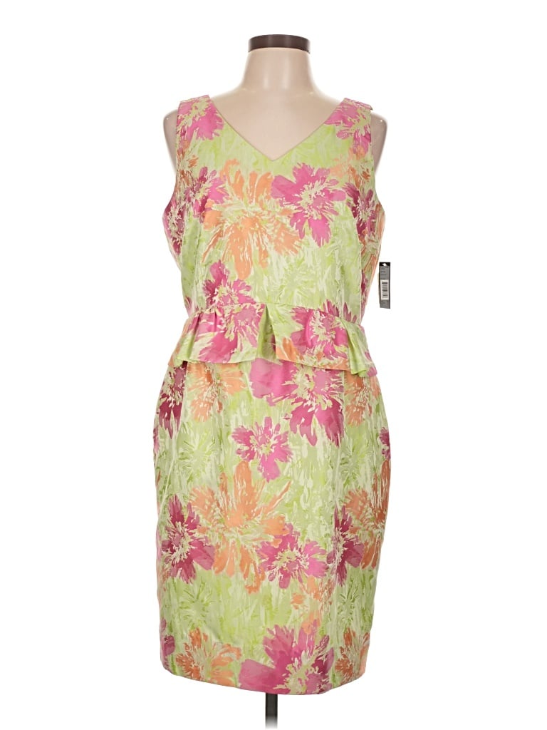 Tahari By Asl Cocktail Dress In Green