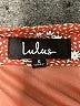 Lulus 100% Rayon Paisley Red Casual Skirt Size S - photo 3