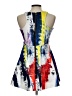 Milly Graphic Blue Cocktail Dress Size 12 - photo 2