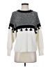 Mango Color Block White Pullover Sweater Size S - photo 1