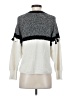 Mango Color Block White Pullover Sweater Size S - photo 2