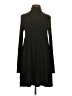 LA Made Solid Black Casual Dress Size S - photo 1