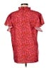Unbranded Red Short Sleeve Blouse Size M - photo 2