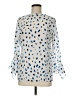 Sioni 100% Polyester Blue 3/4 Sleeve Blouse Size M - photo 1