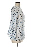 Sioni 100% Polyester Blue 3/4 Sleeve Blouse Size M - photo 4