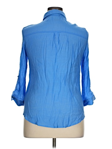 B.wear 3/4 Sleeve Button-Down Shirt (view 2)