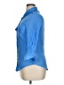 B.wear Blue 3/4 Sleeve Button-Down Shirt Size XL - photo 5