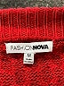 Fashion Nova Red Pullover Sweater Size M - photo 7
