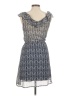 Olsenboye Chevron-herringbone Blue Casual Dress Size M - photo 2