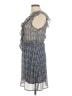 Olsenboye Chevron-herringbone Blue Casual Dress Size M - photo 5