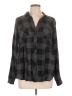 Torrid 100% Rayon Houndstooth Black Long Sleeve Blouse Size Lg Plus (0) - photo 1