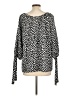 Unbranded Black 3/4 Sleeve Blouse Size L - photo 2