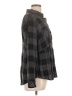 Torrid 100% Rayon Houndstooth Black Long Sleeve Blouse Size Lg Plus (0) - photo 4