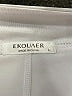 Ekouaer 100% Polyester Solid Ivory Skort Size L - photo 3