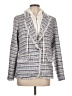 Central Park West 100% Polyester Tweed Ivory Blazer Size L - photo 1