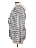 Central Park West 100% Polyester Tweed Ivory Blazer Size L - photo 5