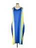 Unbranded Color Block Blue Casual Dress Size 7XL - photo 1