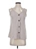 Unbranded Gray Sleeveless Blouse Size S - photo 1
