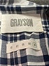 Grayson 100% Lyocell Plaid Blue Long Sleeve Button-Down Shirt Size XL (5) - photo 7