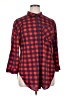 Eden & Olivia 100% Polyester Plaid Red 3/4 Sleeve Blouse Size XL - photo 1