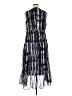 DKNY 100% Polyester Tie-dye Blue Cocktail Dress Size 14 - photo 2