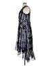 DKNY 100% Polyester Tie-dye Blue Cocktail Dress Size 14 - photo 5