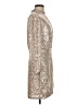 Nine West Metallic Silver Cocktail Dress Size M - photo 4