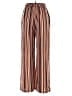 Shein 100% Polyester Stripes Orange Casual Pants Size M - photo 2