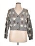 by the way. Stars Gray Cardigan Size XL (estimated) - photo 1